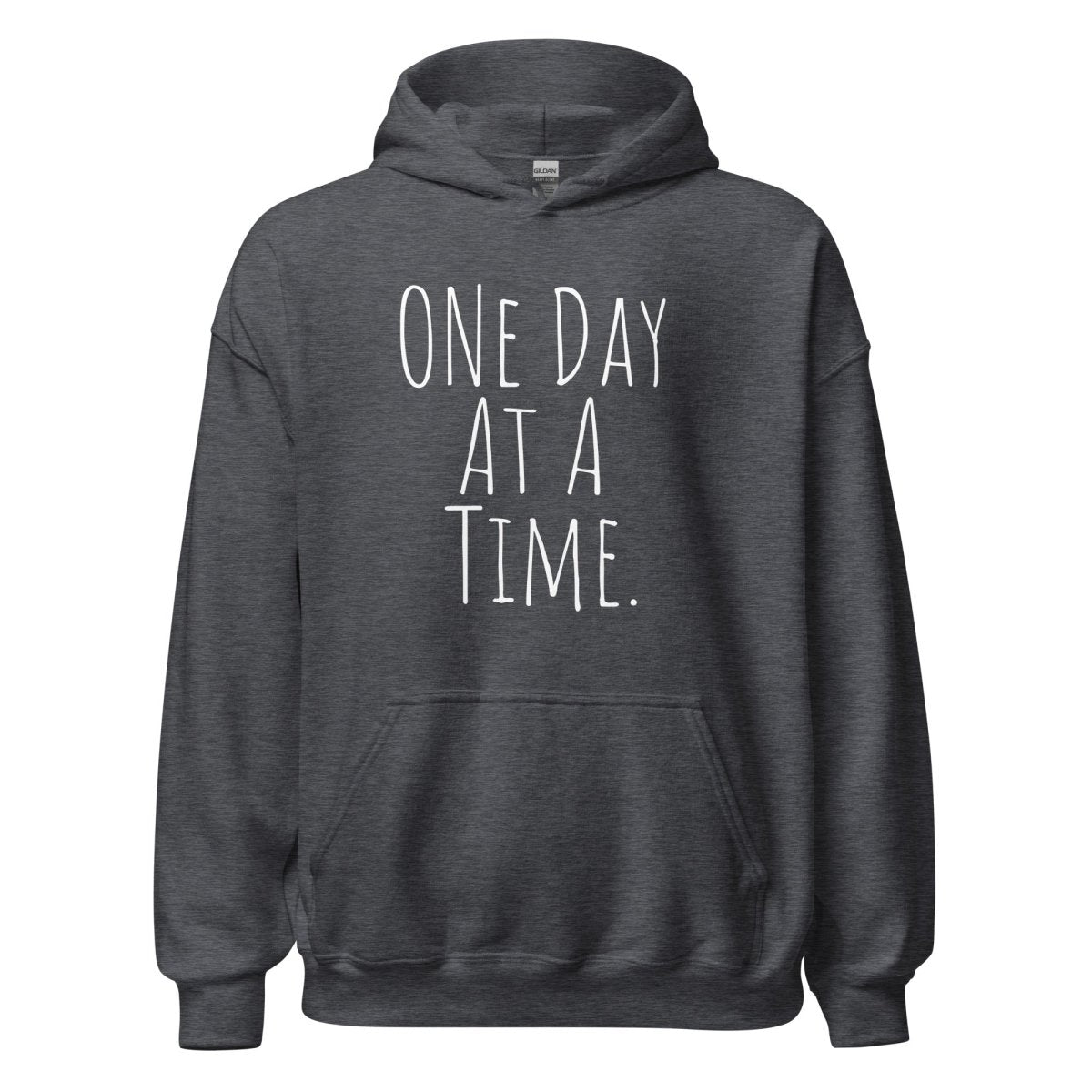 One Day at a Time Hoodie - Recovery & Mindfulness Sweatshirt for Mental Wellness | Comfortable Pullover for Therapy, Meditation & Daily Inspiration