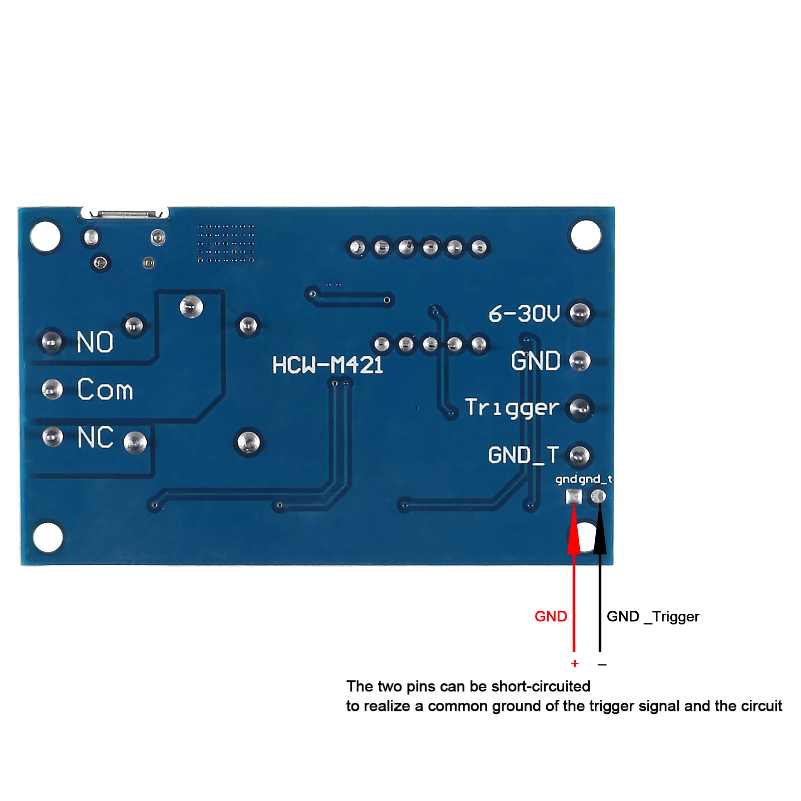 2PCS DC 6V-30V Digital Timer Relay Module with LED Display - Adjustable Trigger Cycle Delay Switch for Automation Control (Perfect for Home Automation, Industrial Equipment, and DIY Electronics Projects)
