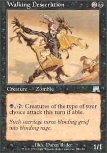 Magic The Gathering - Walking Desecration - Onslaught MTG Card - Collectible Trading Card Game for Strategy & Deck Building - Perfect for MTG Tournaments & Game Nights