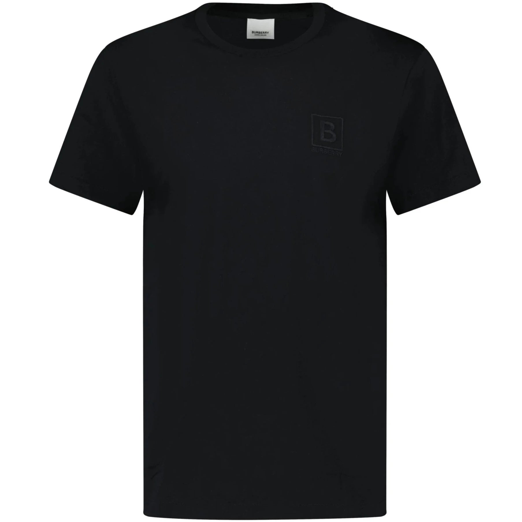 Burberry Black Jenson Logo T-Shirt for Men - Classic Cotton Crewneck Tee with Signature Logo - Perfect for Casual Wear, Street Style & Everyday Outfits