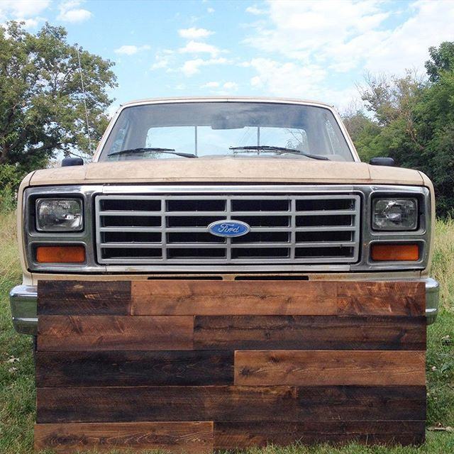 Rustic Barn Wood Headboard - Homesteaders Style Rough Sawn Wood Bed Headboard for Farmhouse, Cabin & Rustic Bedroom Decor