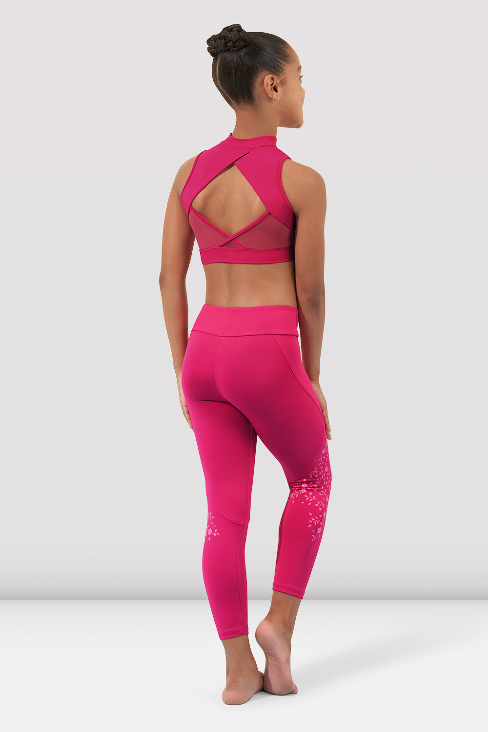 Naomi 7/8 Leggings for Girls - Soft Stretchy Yoga Pants for Kids - Perfect for Dance, Play & Everyday Wear