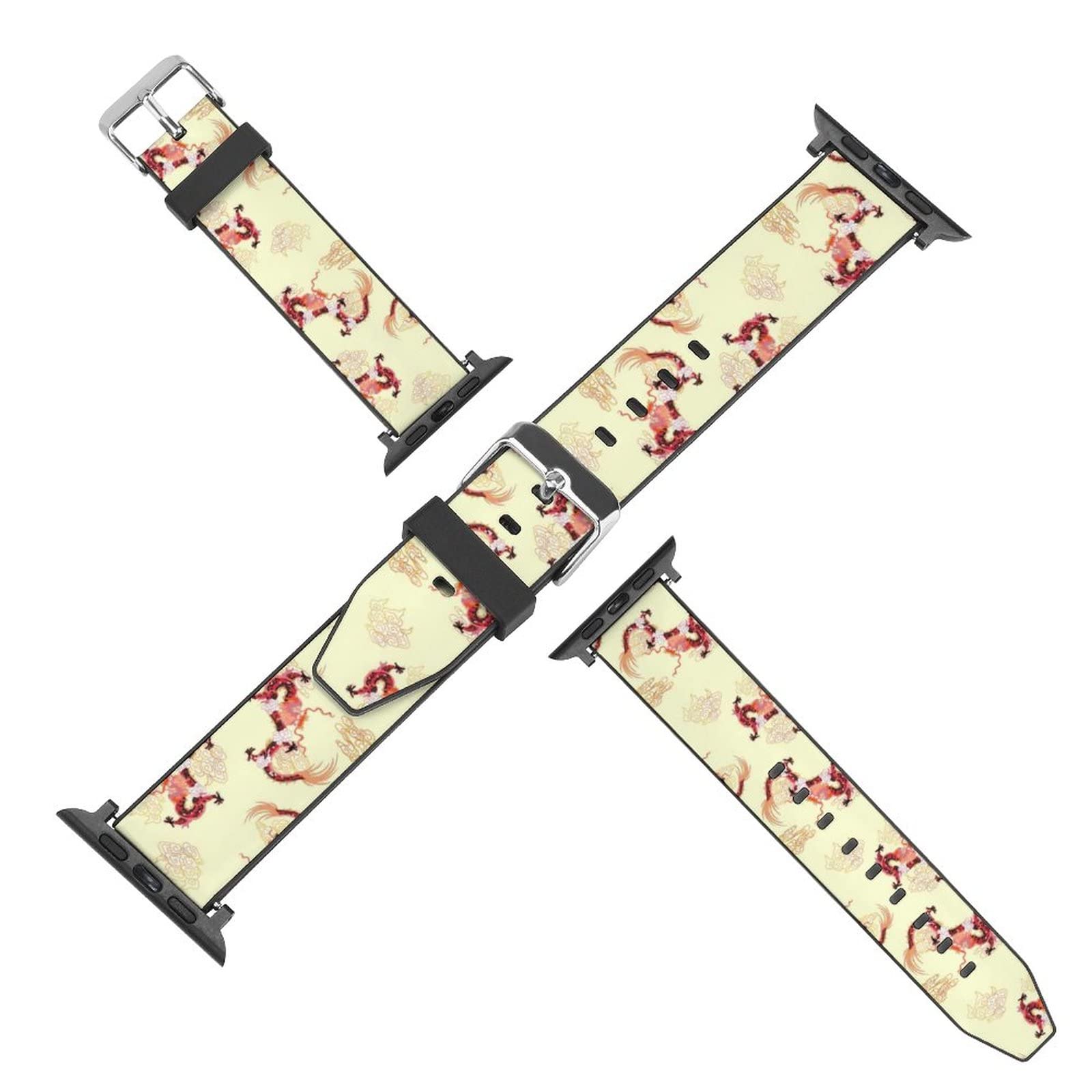 Soft PU Leather Replacement Watch Band for Women - Compatible with Apple Watch Series 7/6/5/4/3/2/1 (38mm 40mm 42mm 44mm) | Fashionable & Comfortable Strap for Workout, Office & Everyday Wear