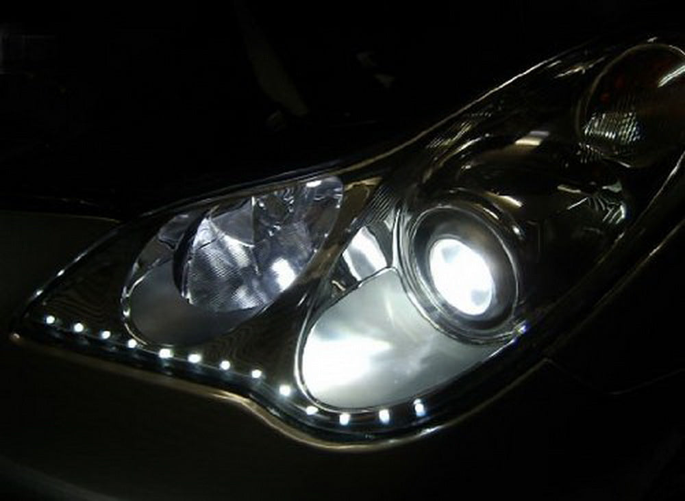 20 Pack Xenon White 12V LED Headlight Bulbs - DRL Angel Eyes Fog Lights for Car, Truck, SUV - Easy DIY Retrofit Installation - Perfect for Night Driving & Off-Road Adventures