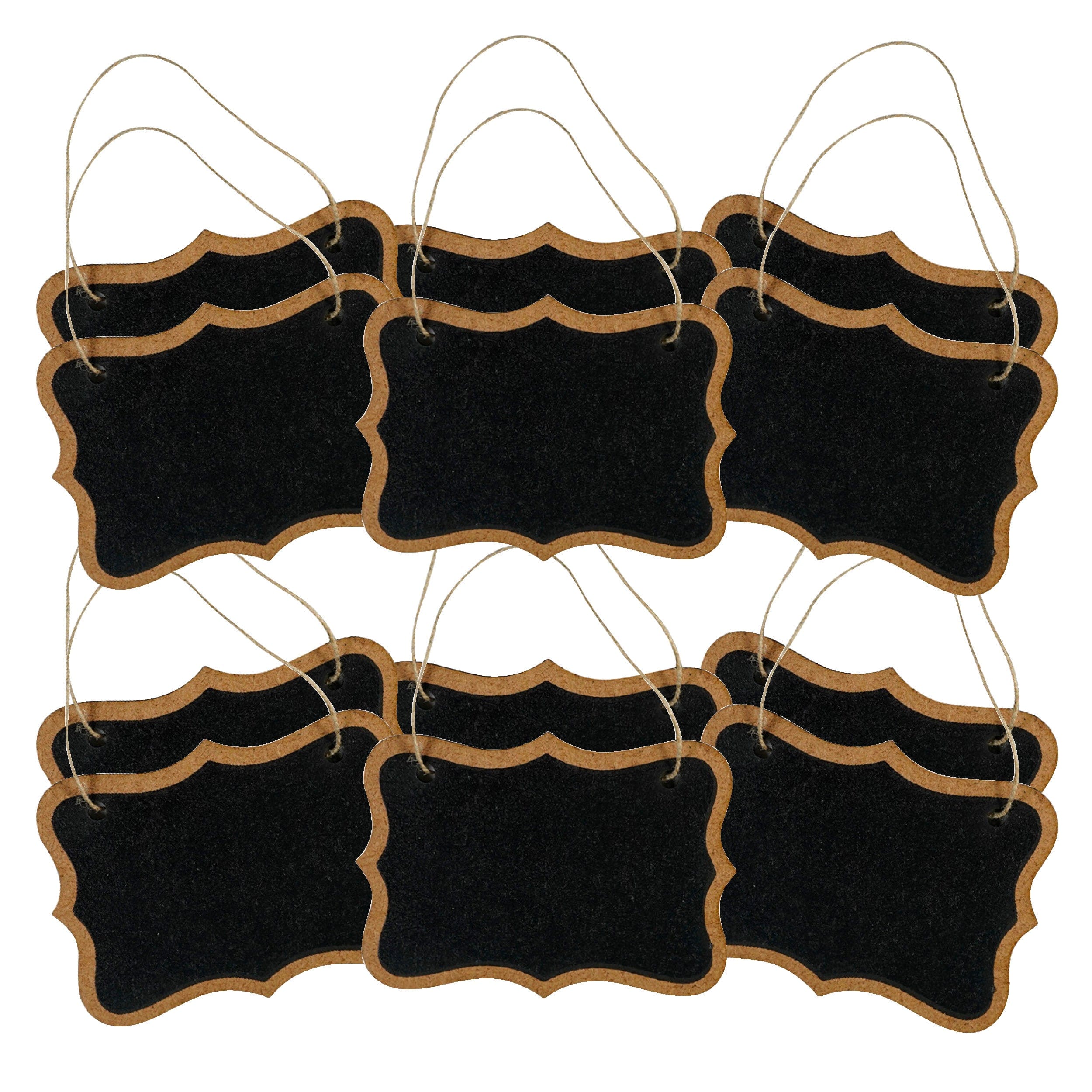 Mini Chalkboard Signs with Hanging Rope - Perfect for Weddings, Restaurants, and Home Decor