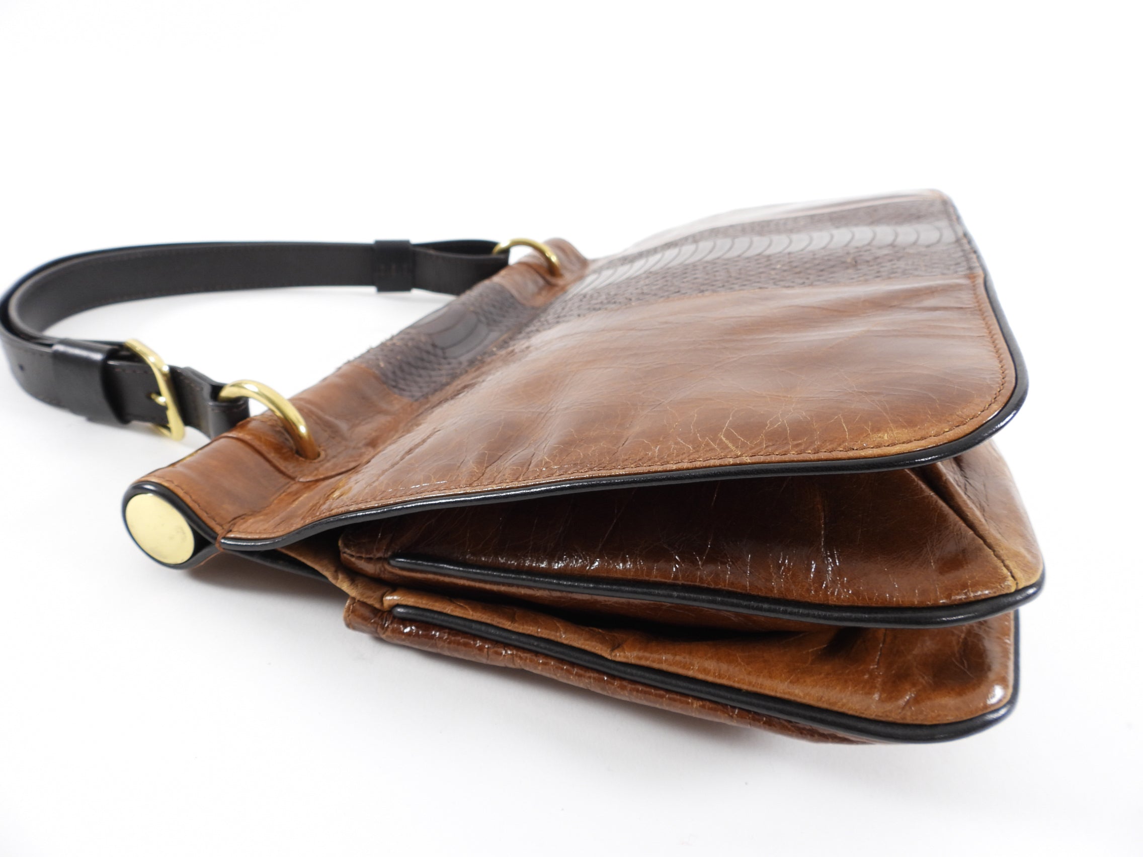 Dries Van Noten Luxury Brown Leather Handbag for Women - Stylish Exotic Skin Crossbody Purse | Perfect for Work, Travel & Evening Events