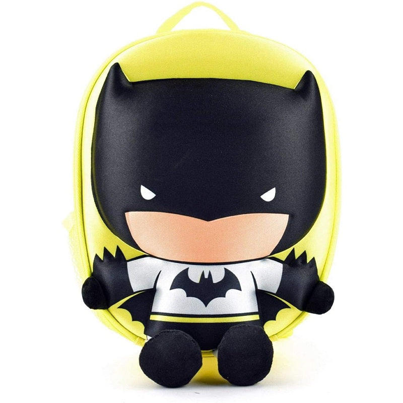 Justice League Batman Kids Backpack for School & Travel - Lightweight Durable Bookbag with Adjustable Straps (91107P) - Perfect for Superhero Fans, Daily Use & Gifts