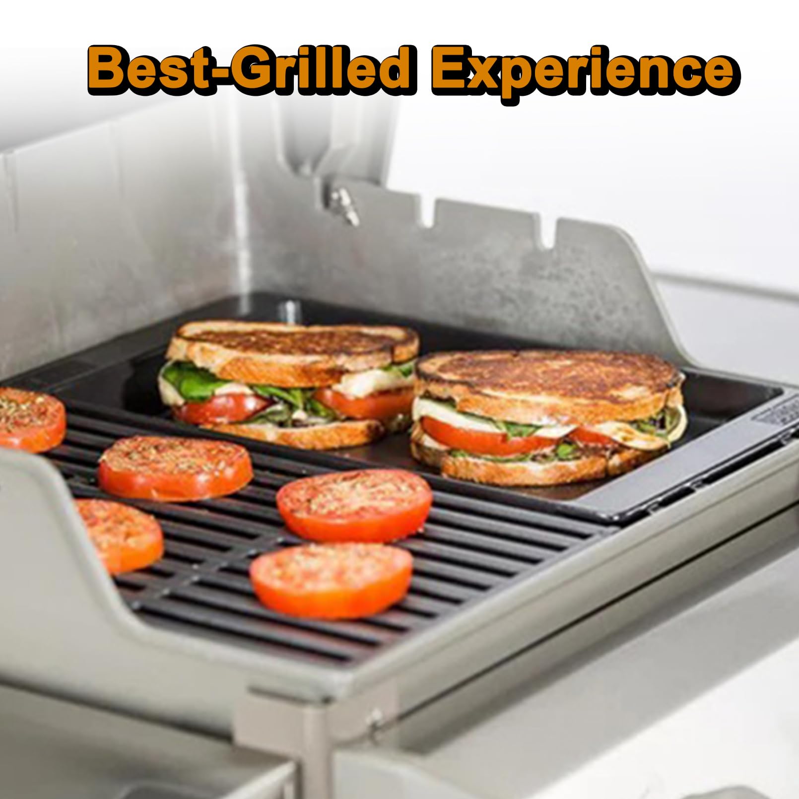 Weber Spirit Grill Replacement Parts - Cast Iron Griddle for Spirit 200/300 Series, E-210/E-310/E-330, S-315, Spirit II, Genesis Silver B/C 1000-5000 - Perfect for Outdoor BBQ, Camping & Backyard Cooking