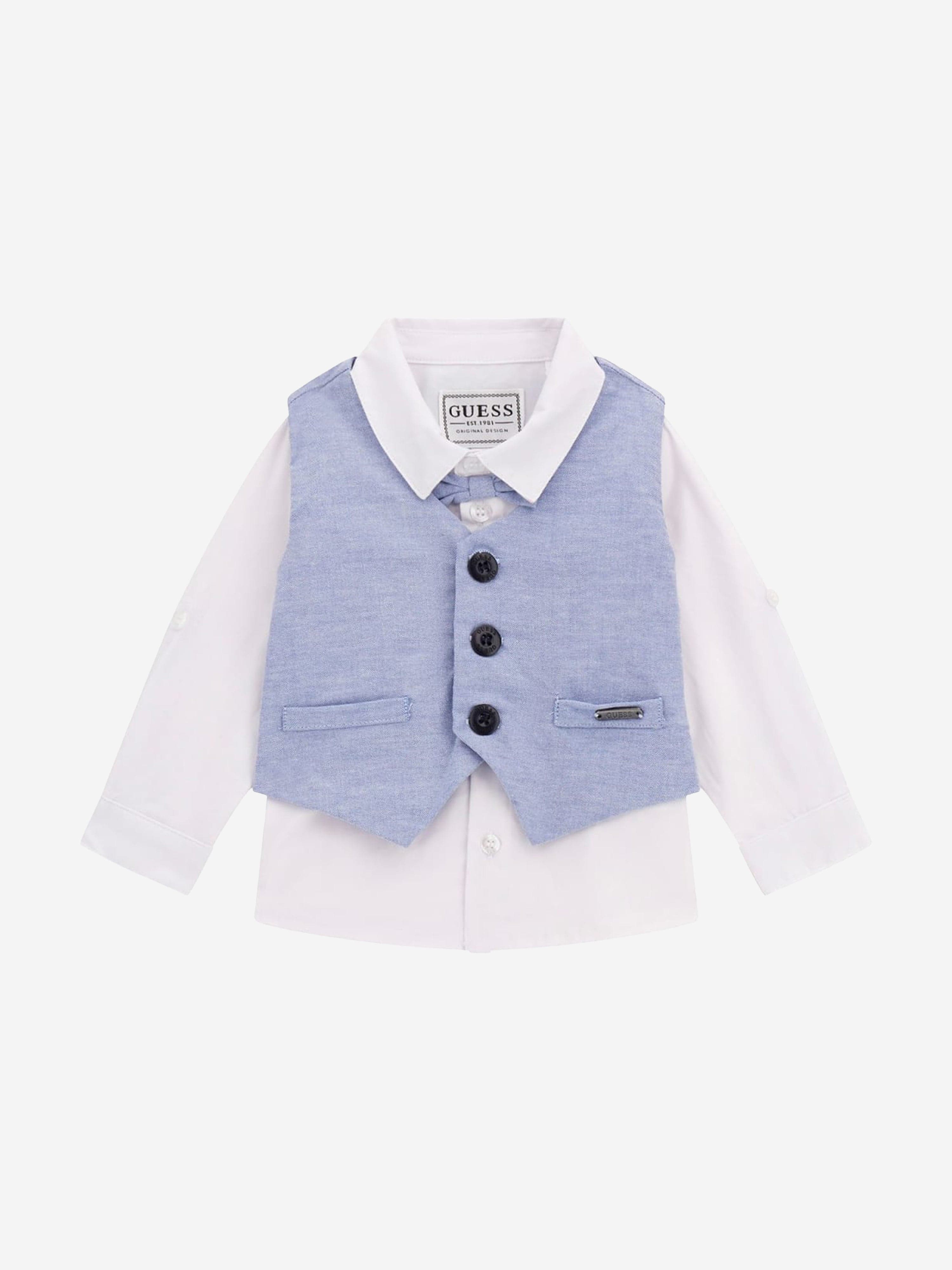 Blue Baby Boys Short Suit Set - Cute & Comfortable Outfit for Summer Playdates, Parties & Photos