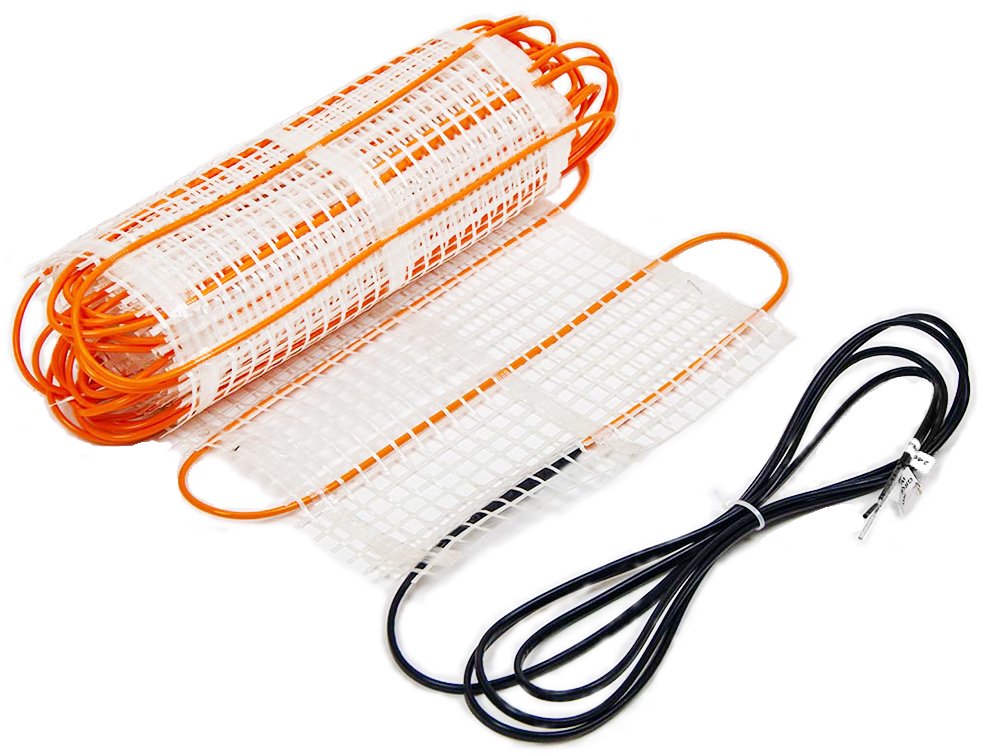 15.0 sq. ft 120V Electric Floor Heating Mat for Ceramic & Stone Tile - ThermoTile TT10-120 | Warm Floors for Bathroom, Kitchen & Basement