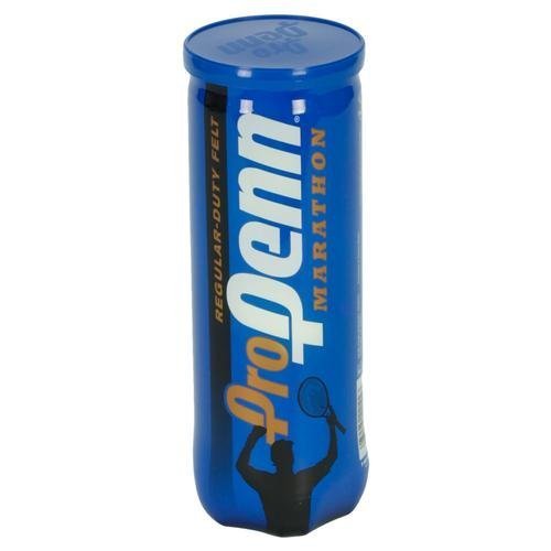 Pro Penn Marathon Regular Duty Tennis Balls (1 Case, 12 Cans) - Premium Tennis Balls for Practice & Match Play - Ideal for Hard Courts & Training Sessions