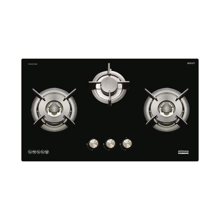 Europace ECH5141S 90cm Stainless Steel Slim Range Hood + EBH6381S 3-Burner 80cm Glass Cooktop - Modern Kitchen Ventilation & Cooking Solution for Home Chefs