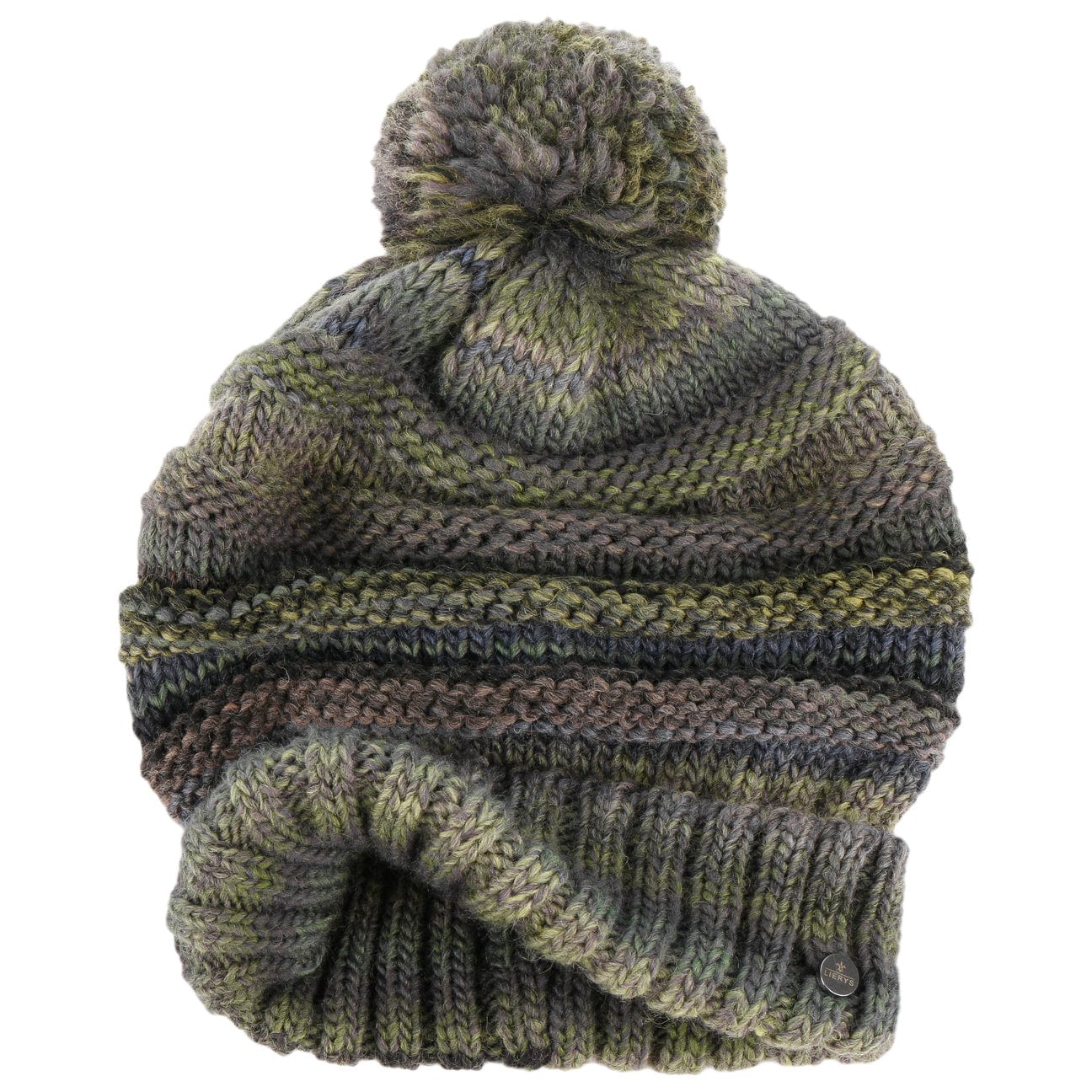 Lierys Faux Fur Pompom Beanie - Soft Winter Knit Hat for Women & Men - Cozy Cold Weather Accessory for Skiing, Snowboarding & Outdoor Activities
