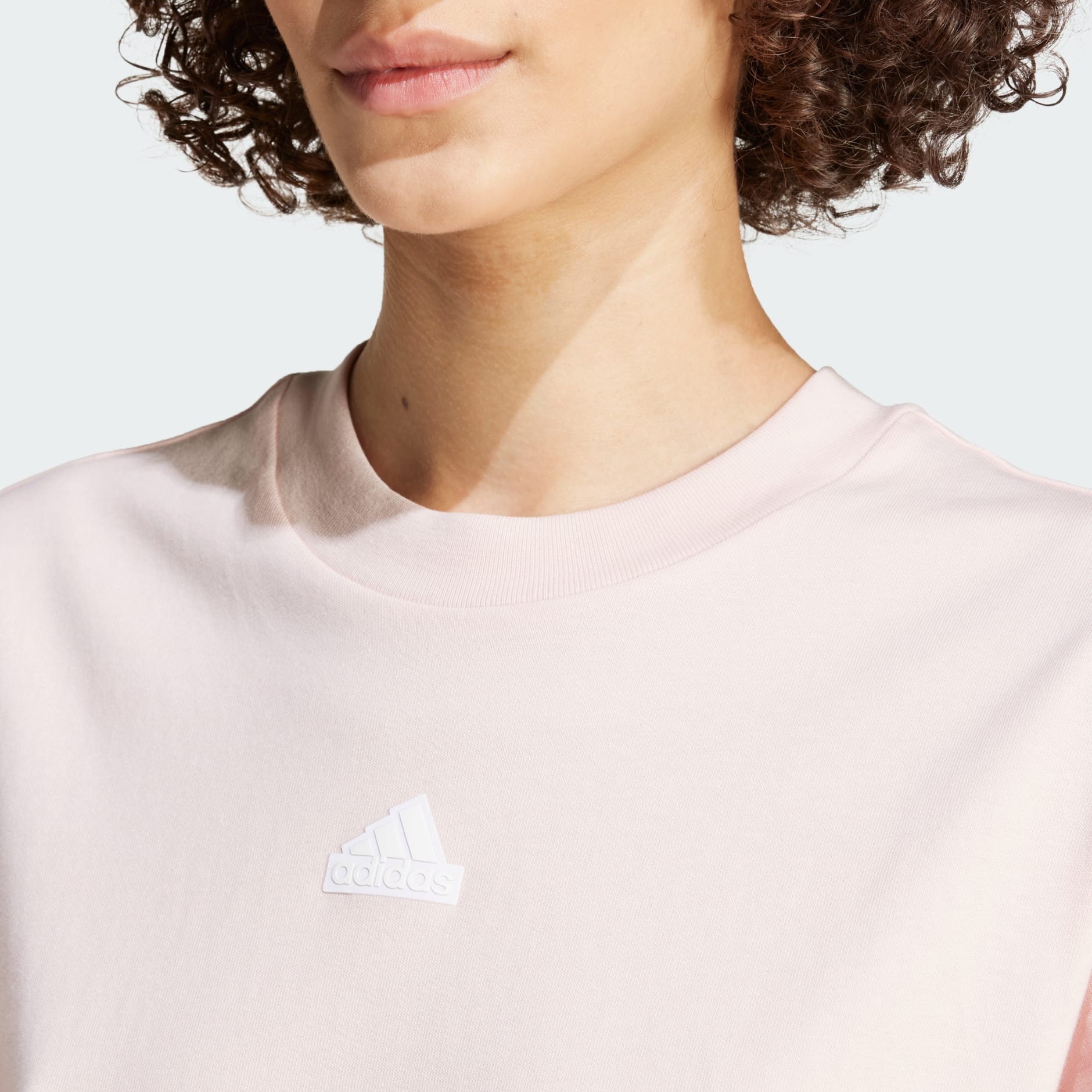 Adidas Women's Future Icons 3 Stripes Pink T-Shirt - Casual Comfort Fit Tee for Everyday Wear, Gym & Street Style