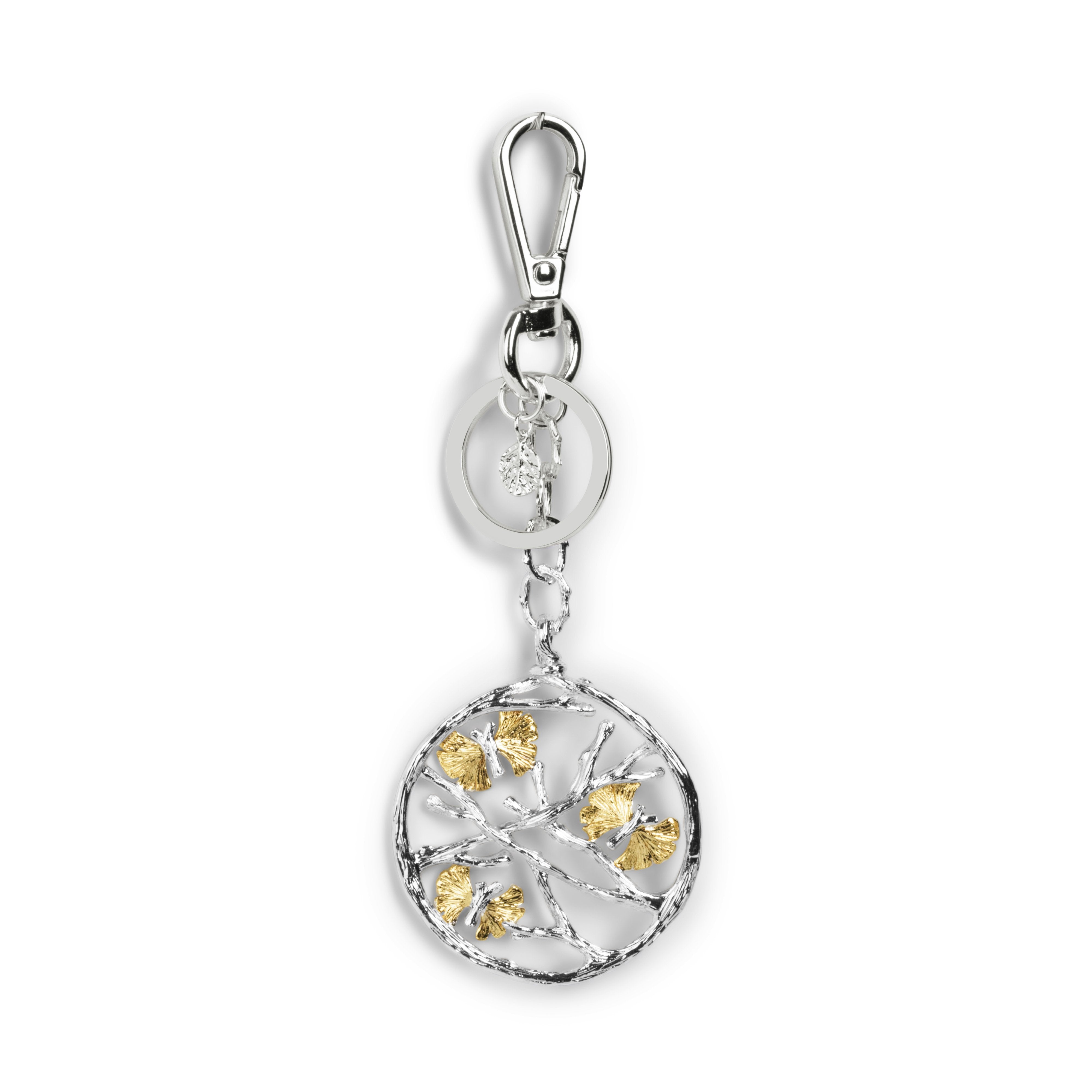 Elegant Butterfly Ginkgo Keychain - Unique Leaf Design for Women & Men - Perfect for Gifts, Bags, and Everyday Carry