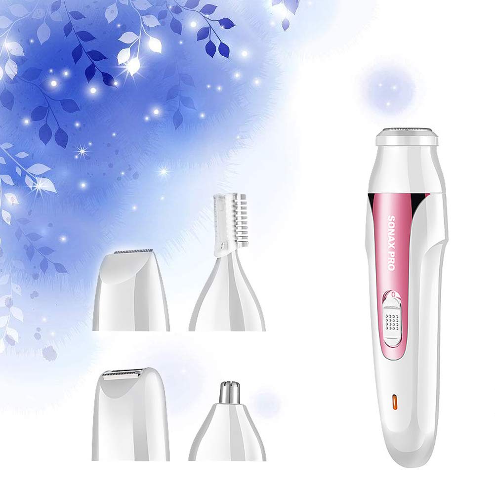 Electric Shaver for Women - Rechargeable Eyebrow & Facial Hair Remover, Multifunction Lady Shaver with Precision Trimmer for Smooth Skin - Perfect for Travel, Home & Salon Use