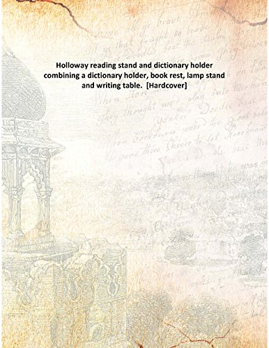 Holloway Reading Stand & Dictionary Holder - Adjustable Book Rest, Lamp Stand & Writing Desk for Study, Office & Home Use