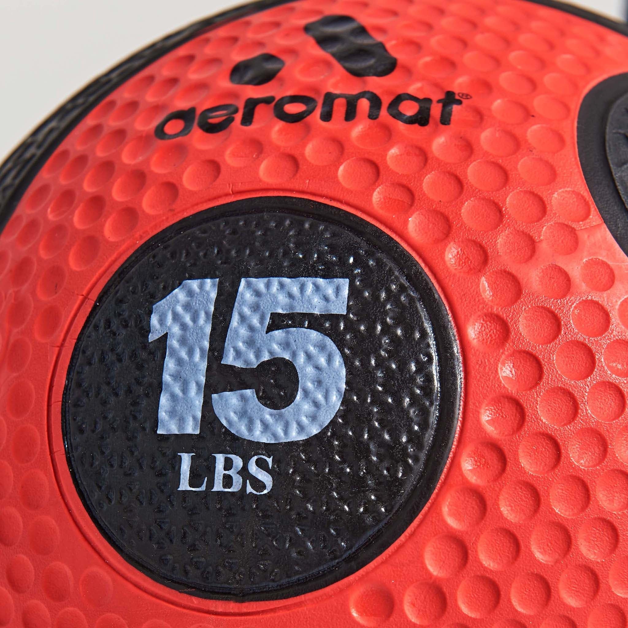 AEROMATS Power Rope Medicine Ball - 10-50lbs Heavy Duty Exercise Equipment for CrossFit, Strength Training & Home Gym Workouts | Perfect for Slam Balls, Functional Fitness & Athletic Conditioning