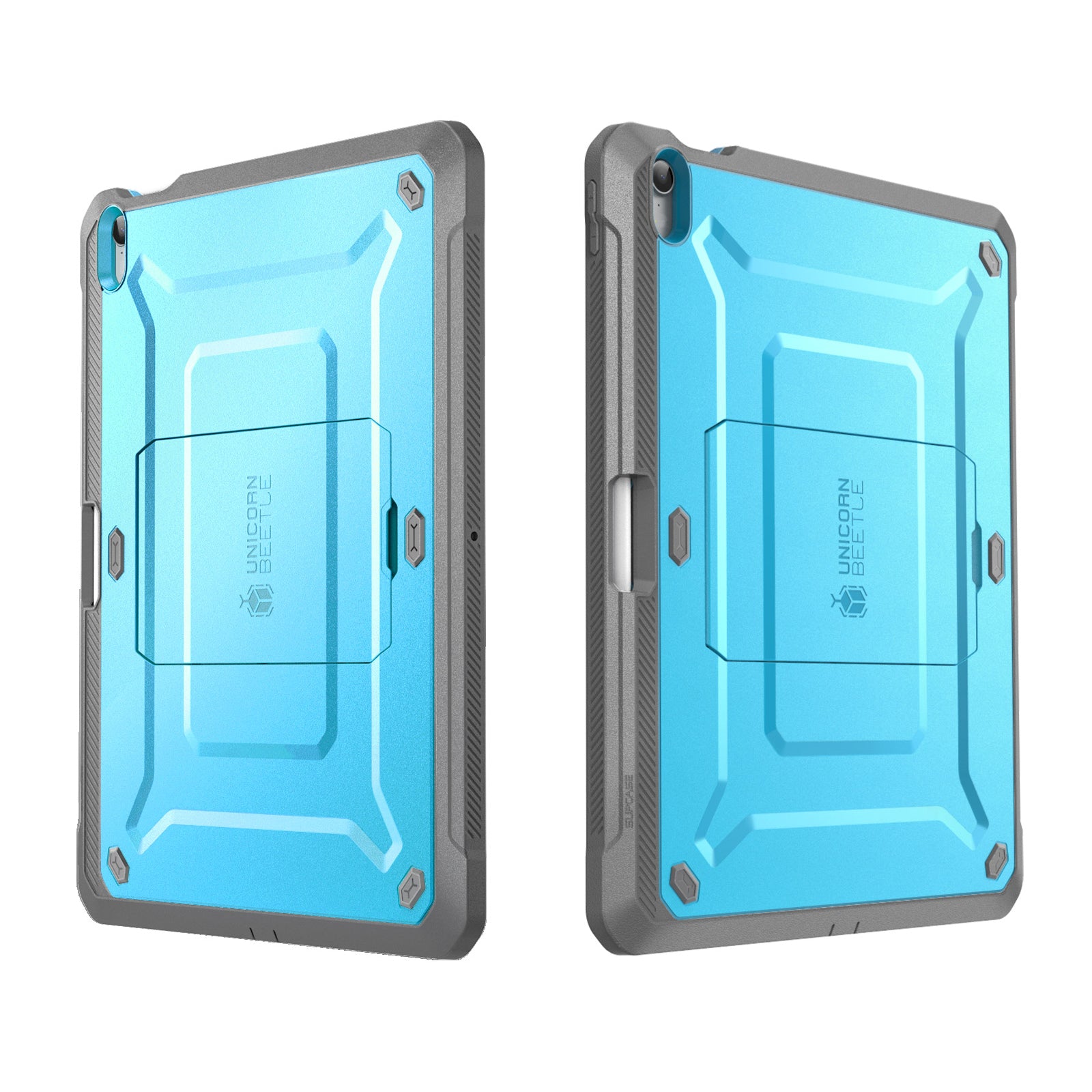iPad Air 4th & 5th Generation Unicorn Beetle PRO Rugged Case with Kickstand - Shockproof Protective Cover in Blue | Perfect for Outdoor Adventures, Work & Travel