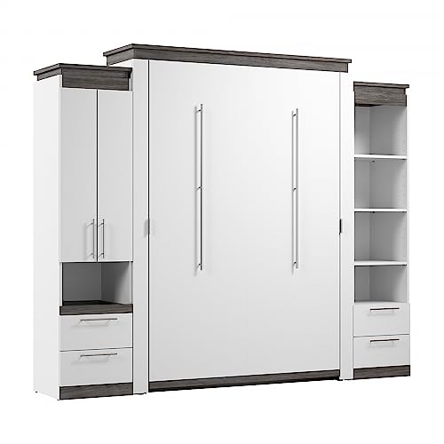 White and Walnut Grey