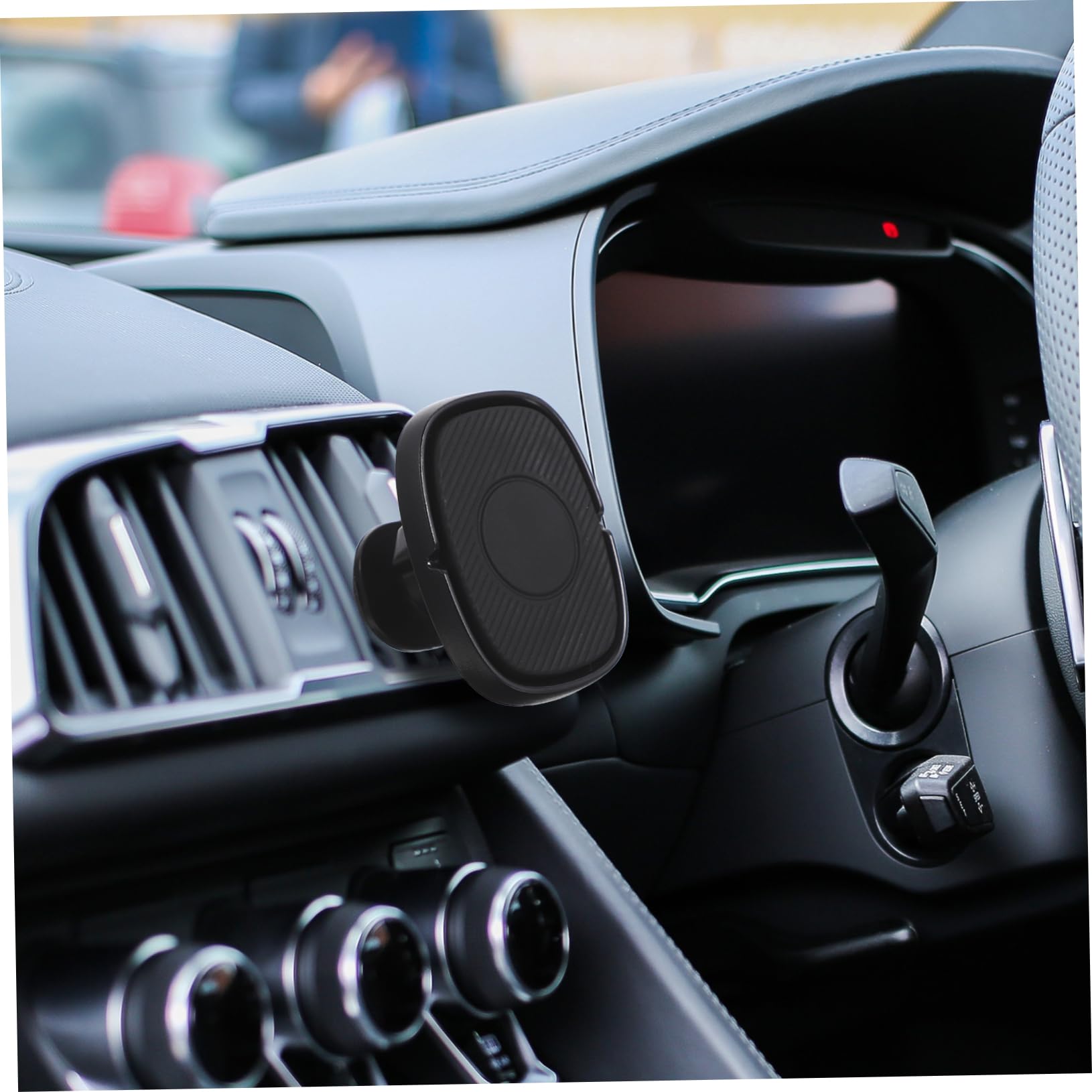 HOMSFOU 4-Pack Magnetic Car Phone Holder - Universal Dashboard Mount for iPhone, Samsung & GPS - Strong Grip & 360° Rotation for Safe Driving