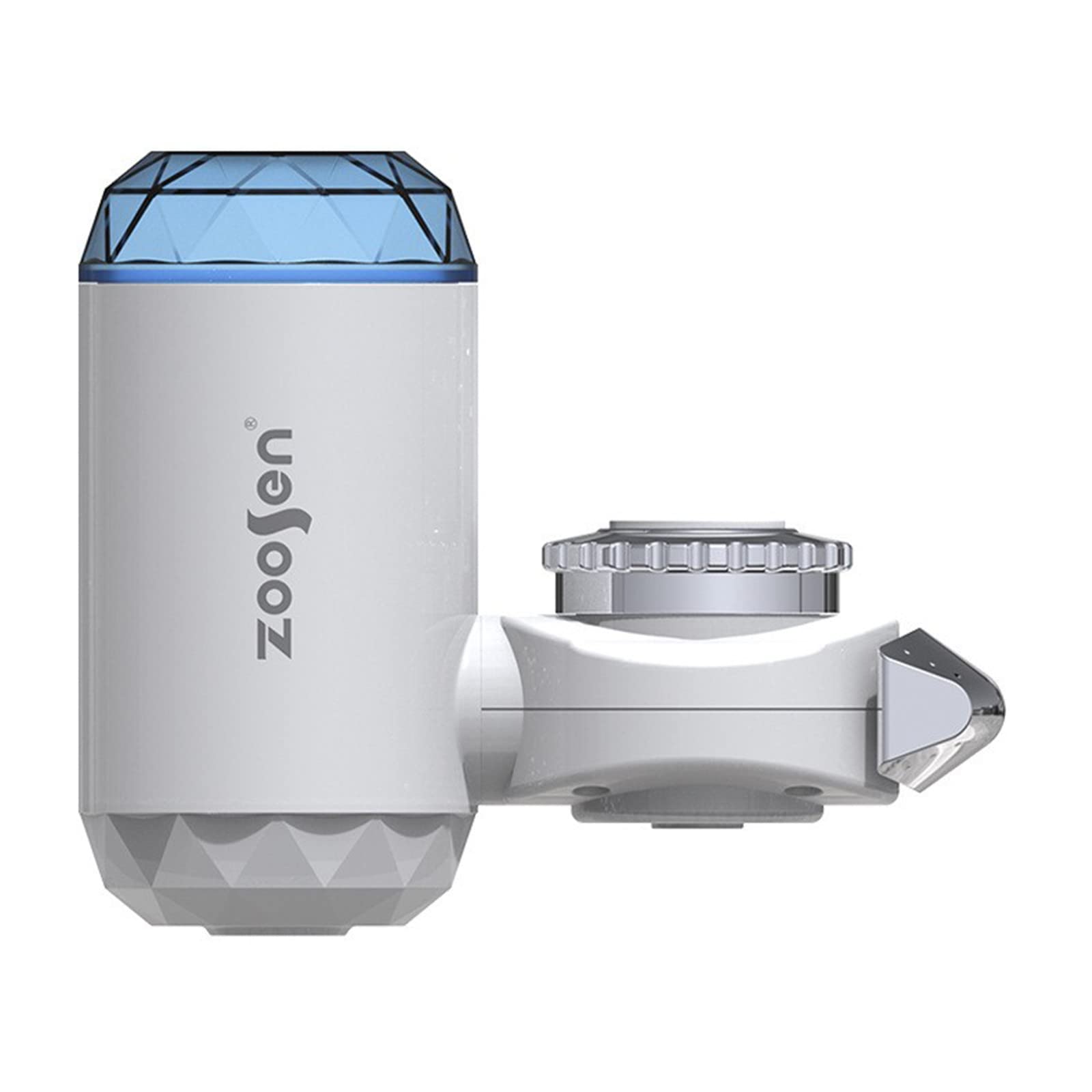 Premium Faucet Water Filter - Home Water Filtration System for Standard Faucets | NSF Certified Water Purifier | White (1 Count) | Perfect for Kitchen Sink, RV & Travel Use