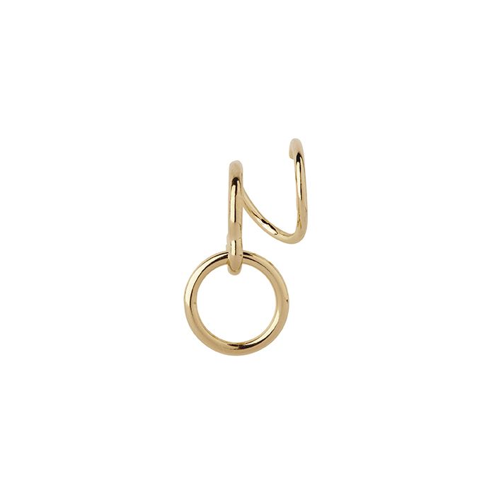 Saga Twirl Earrings for Women - 14K Gold Plated Dangle Earrings - Elegant Party & Wedding Jewelry Gift