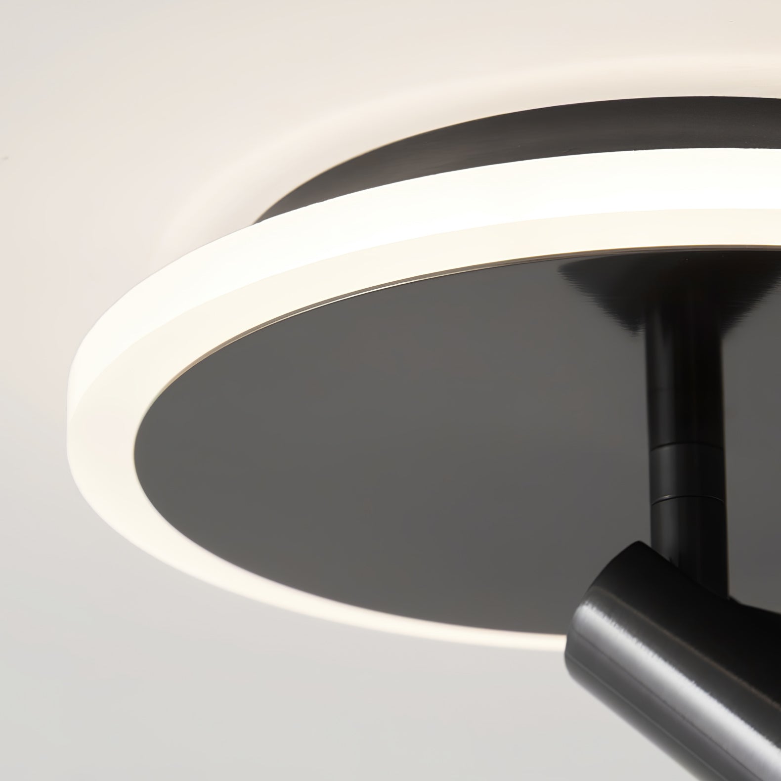 Modern Circle Spotlight Ceiling Lamp - Adjustable LED Recessed Lighting Fixture for Living Room, Bedroom & Kitchen | Dimmable Ambient & Task Lighting for Home Decor