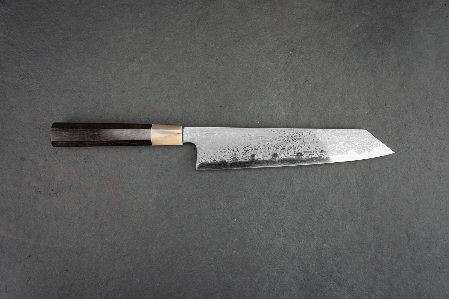 Premium Japanese Kiritsuke Gyuto Knife 240mm - Satoshi Nakagawa x Naohito Myojin Aoichi Damascus Steel - Professional Chef Knife for Sushi, Meat Cutting & Precision Kitchen Tasks