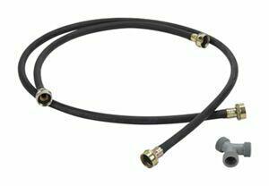 Amana W10044609A Steam Dryer Hose Kit - Black | Replacement Vent Hose for Amana Dryers | Perfect for Laundry Rooms & Home Appliance Maintenance