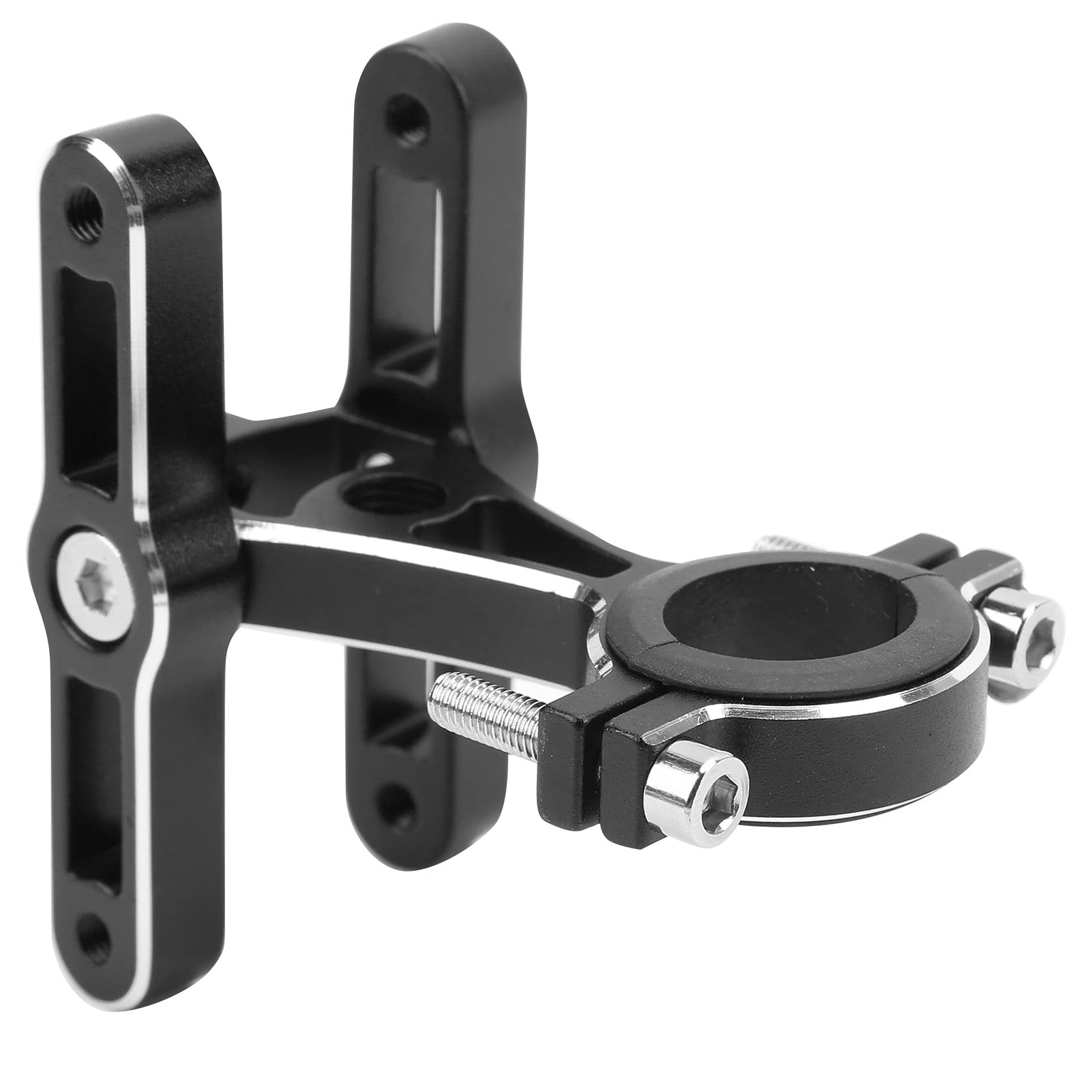 Universal Bike Water Bottle Cage Holder - Adjustable 21-31.8mm/0.8-1.3in Handlebar Mount for Road & Mountain Bikes - Durable Cycling Accessory for Hydration During Commuting, Training & Outdoor Adventures