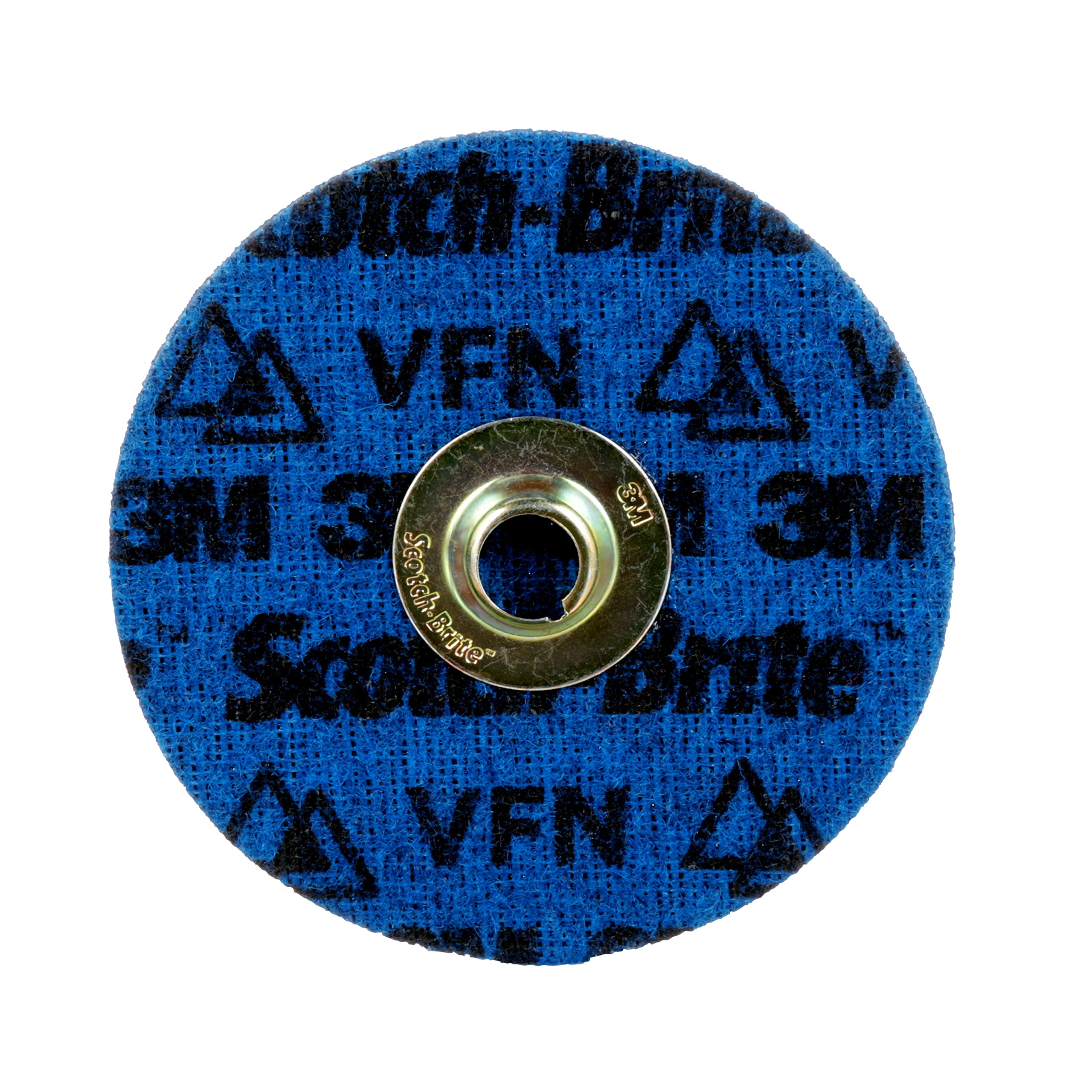 Scotch-Brite Precision Surface Conditioning Disc - TN Quick Change, Very Fine Ceramic Nonwoven Abrasive, 4-1/2 Inch No Hole (50-Pack) - Perfect for Metal Finishing, Wood Sanding & Automotive Restoration