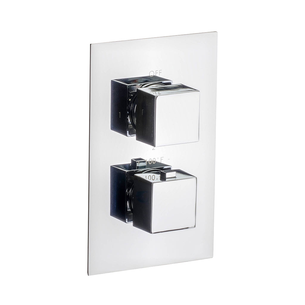 Premium Devon 2 3-Way Shower System with Hand Shower & Wall Mount Column - 12