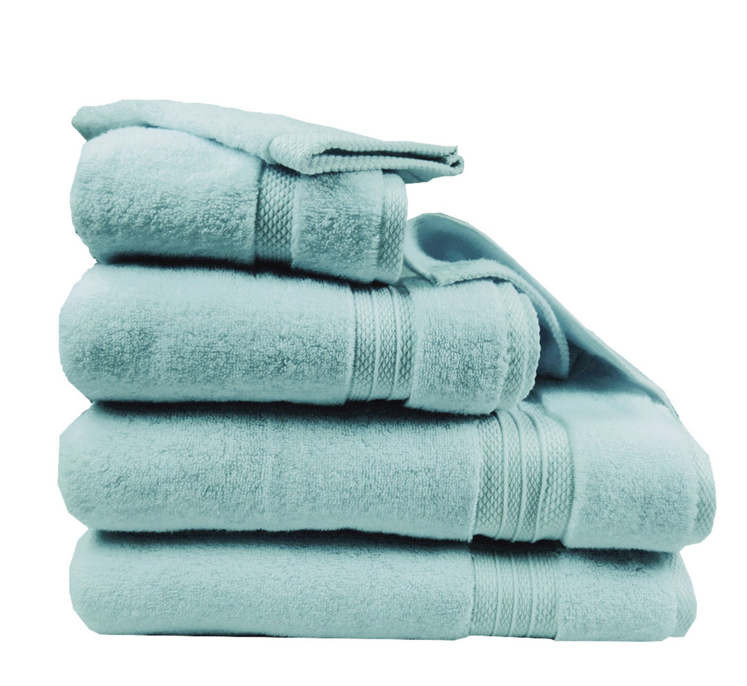 Premium Elea Glacier Bath Towel Set - Ultra Soft & Absorbent 100% Cotton Towels for Spa, Bathroom & Beach - Luxury Hotel Quality Bath Sheets (4-Piece Set)