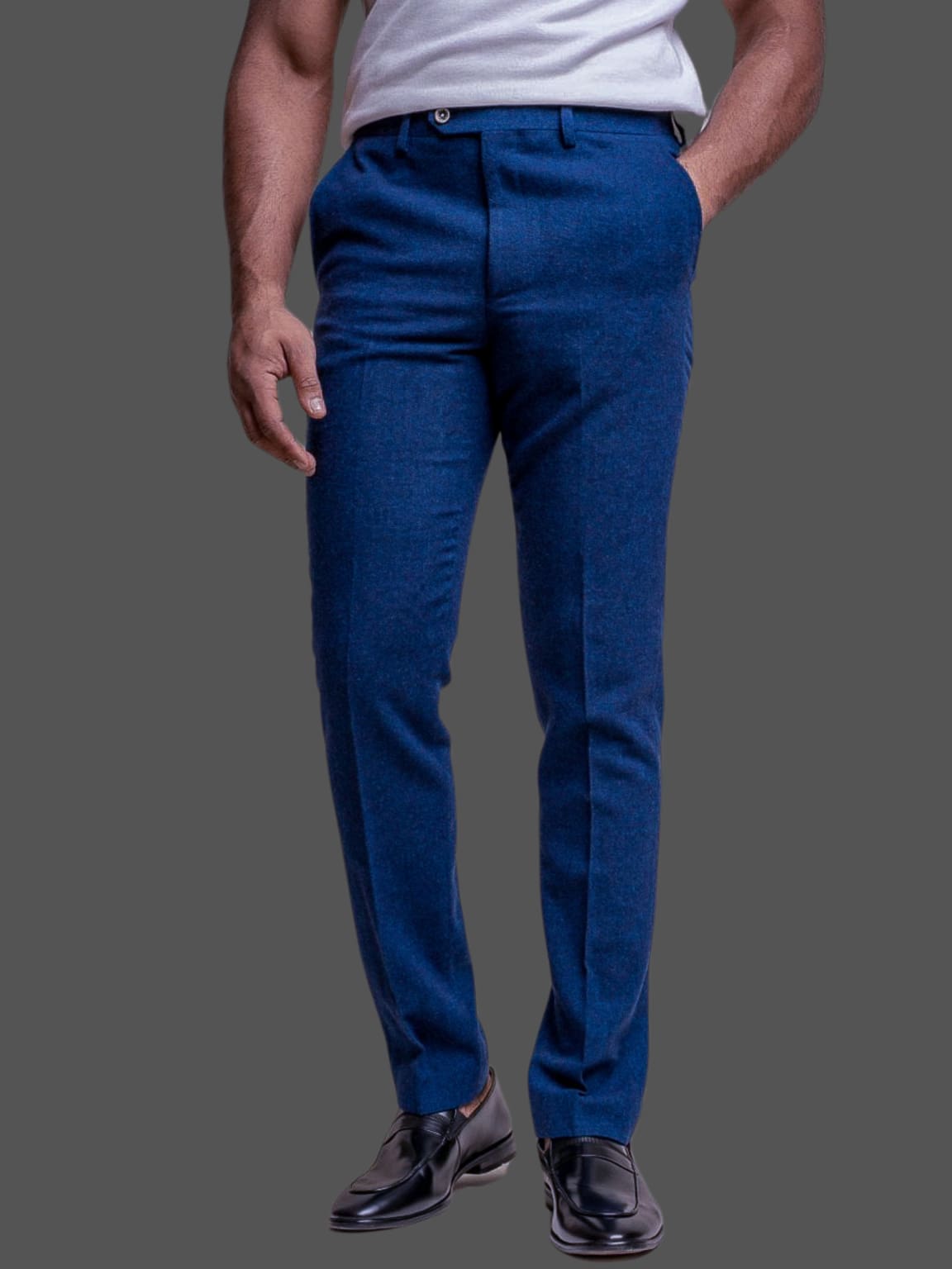 Stylish Cavani Orson Blue Suit with Albert Brown Waistcoat - Perfect for Weddings, Business Meetings & Formal Events