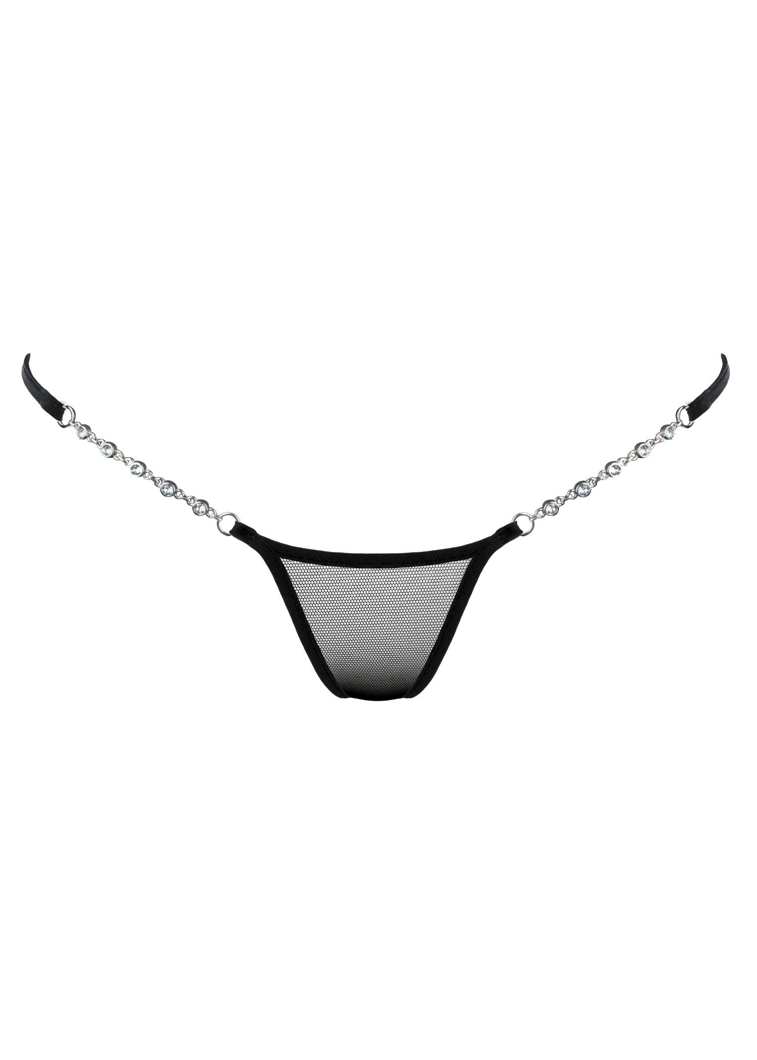 Sheer Black Luxury Micro V String Thong - Ultra Soft & Comfortable for Women - Perfect for Date Night, Lingerie & Sensual Wear