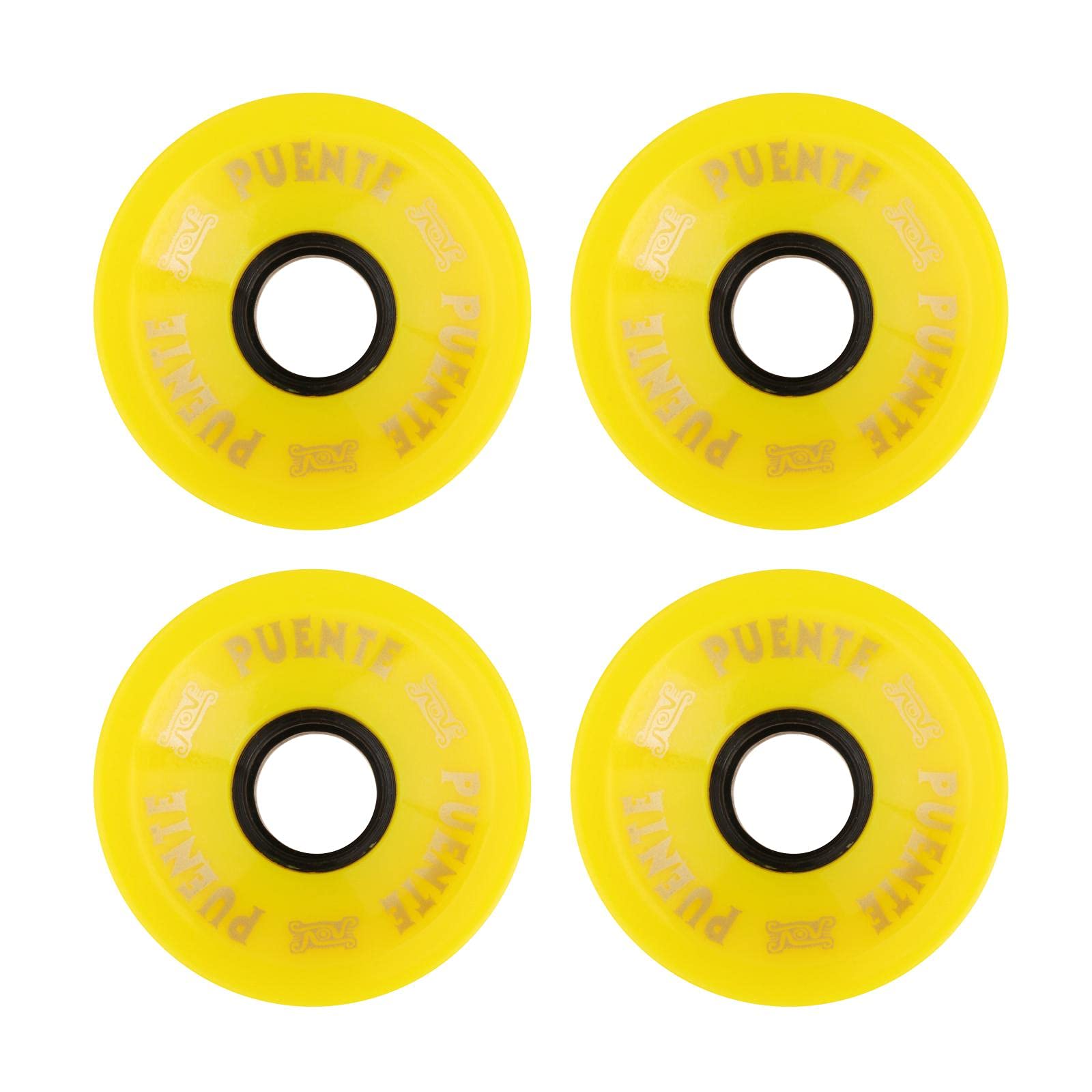 Milageto 4-Piece 70A Longboard Skateboard Wheels Set - High-Performance Wheels for Mini Cruisers, Downhill & Freeride Skateboarding