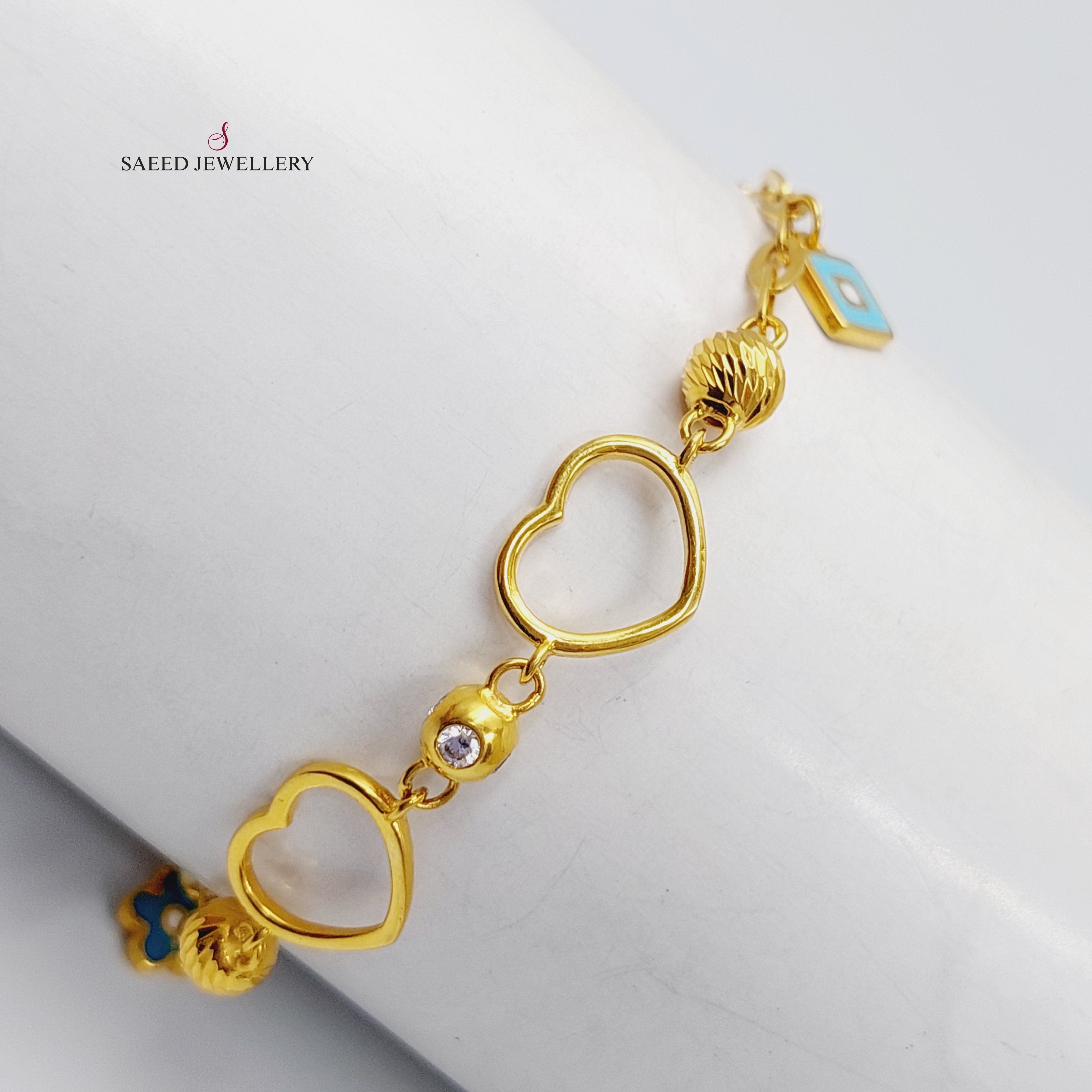 Stylish Enamel & Zircon Studded Fashion Bracelet for Women - Perfect for Parties, Weddings & Everyday Wear