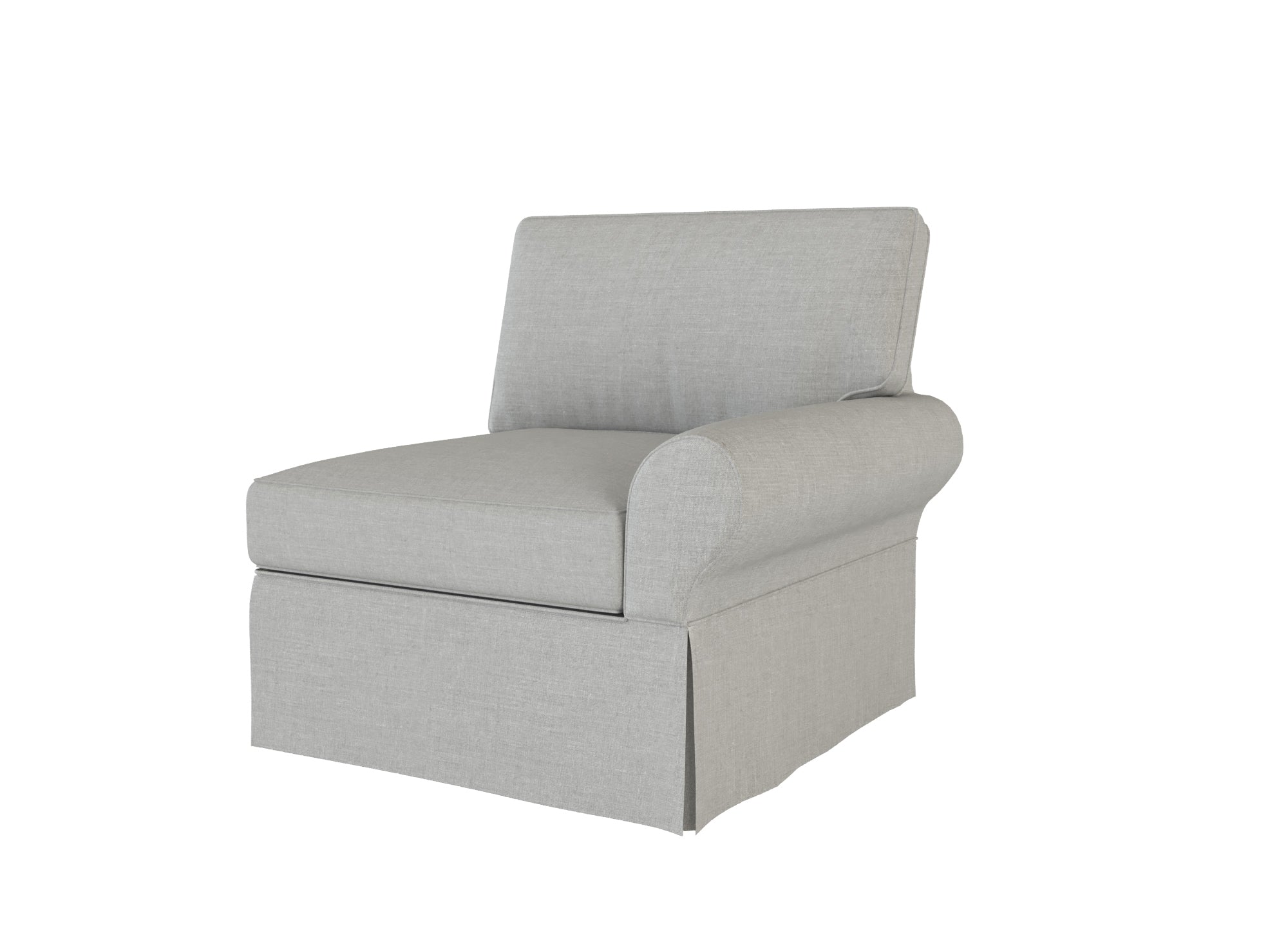 PB Basic Right Arm Chair Cover - Slipcover for Sectional Sofa Components - Perfect for Living Room, Office & Home Decor
