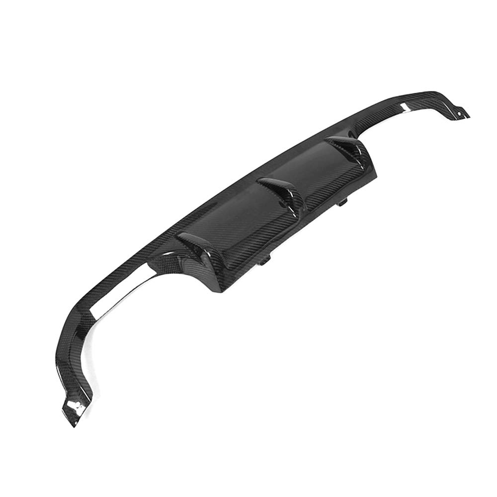 IKON MOTORSPORTS P Style Carbon Fiber Rear Diffuser for 2015-2020 BMW M4 Coupe F82 - Under Chin Lip Spoiler for Enhanced Aerodynamics & Sporty Styling | Perfect for Track Days & Car Shows