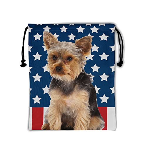 Patriotic Yorkshire Terrier
