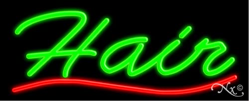 Custom Hair Salon Neon Sign #10166 - USA Made, Vibrant LED Glass Decor for Barbershops & Home Décor