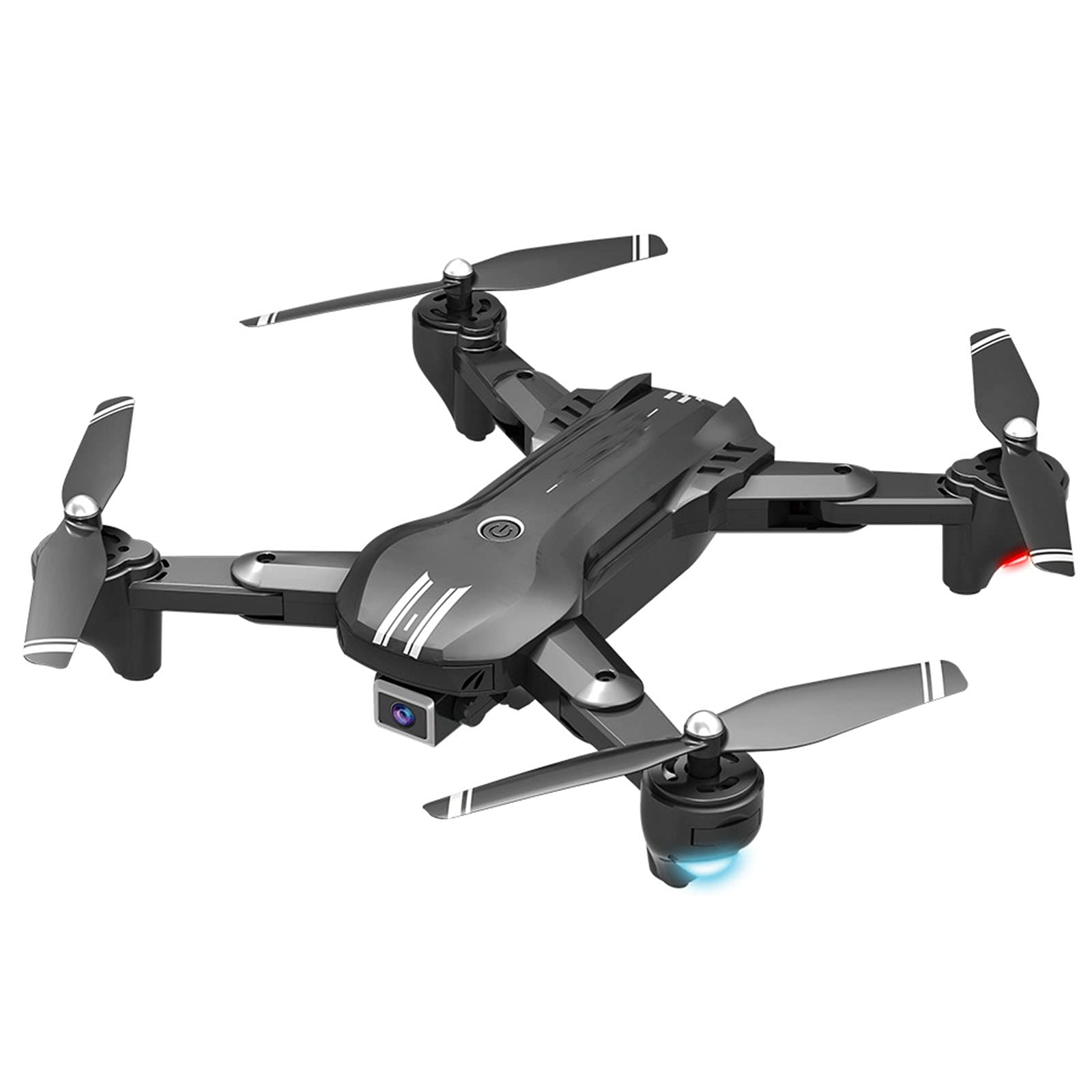 **4K Folding Drone with Dual Camera - Long Endurance RC Stunt Airplane Toy for Aerial Photography, Includes 3 Batteries - Perfect for Outdoor Adventures, Travel & Action Shots**