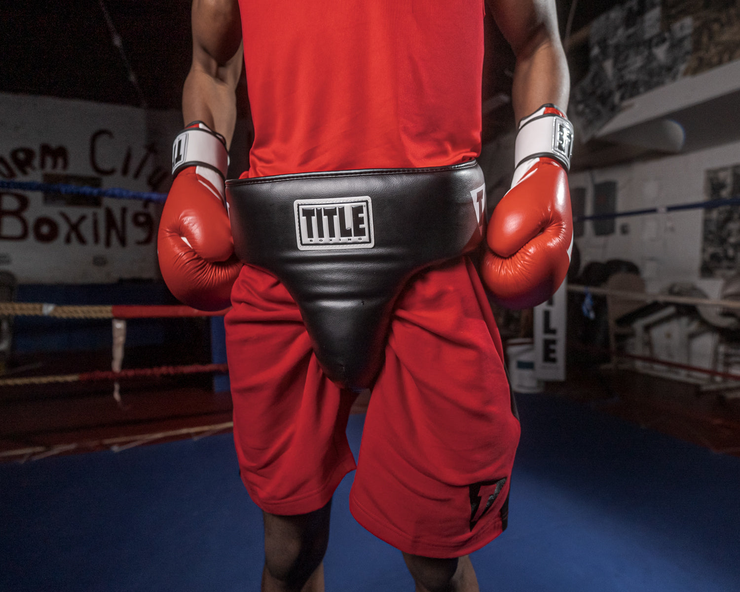 TITLE Boxing Headgear & Groin Protector Set - Premium MMA Sparring Gear for Men & Women - Perfect for Boxing, Kickboxing & Martial Arts Training
