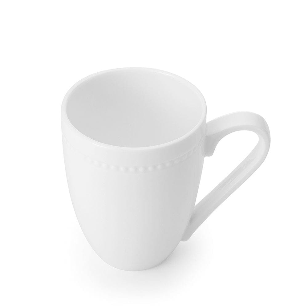 Loria Set of 4 Coffee Mugs with Handle - Ceramic Tea Cups for Home, Office & Gifts - Dishwasher & Microwave Safe (14oz) - Perfect for Coffee, Tea, Hot Chocolate & Soups