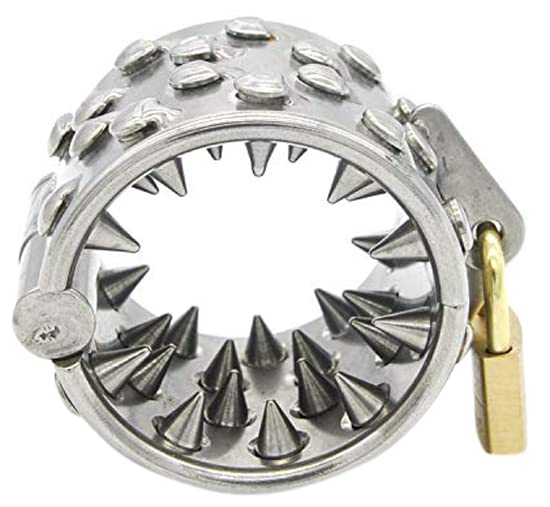 Kali's Teeth 4-Row Lockable Cock and Ball CBT Device for Bondage Masters | BDSM Restraint Toy for Adult Play & Sensory Exploration