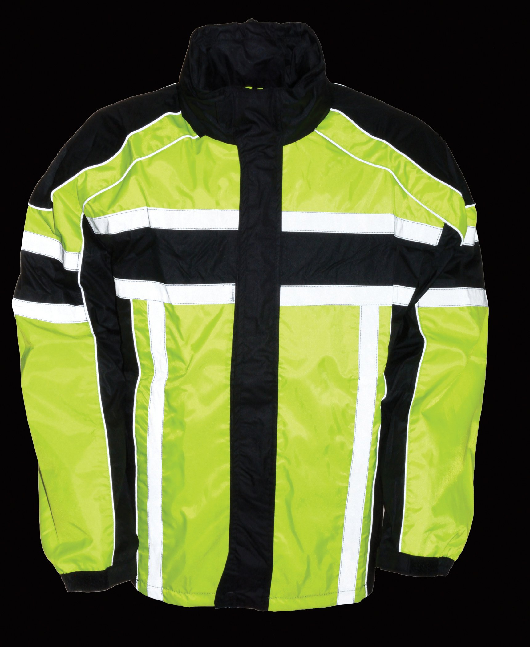 Milwaukee Men's High Visibility Green Rain Suit - Water Resistant Workwear with Reflective Tape (Medium) - Ideal for Construction, Road Work & Outdoor Safety