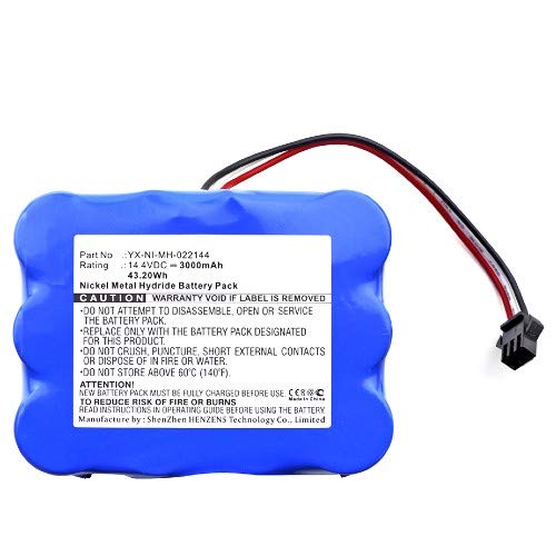 Synergy Digital Replacement Vacuum Cleaner Battery for Bobsweep bObi Classic - 14.4V 3000mAh Ni-MH High Capacity Battery - Perfect for Home Cleaning, Pet Hair Removal & Hard Floor Maintenance