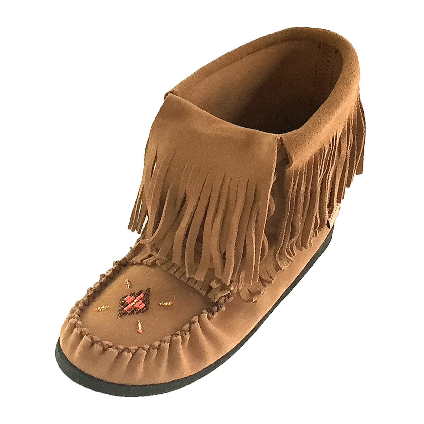 Women's Moka Suede Fringed Moccasin Boots - Comfortable Bohemian Ankle Booties for Fall & Winter | Perfect for Casual Outfits, Music Festivals & Boho Chic Style