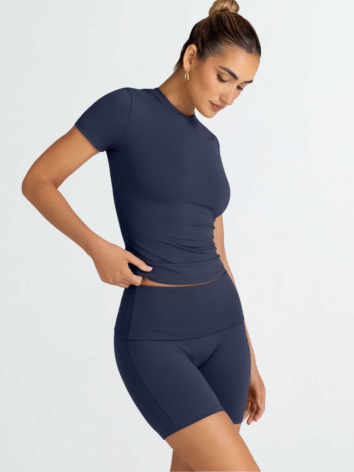 Trendy Queen Women's 2-Piece Workout Sets - Matching Shorts & Top Lounge Sets for Summer, Gym, Yoga & Casual Outfits | Perfect for Workouts, Running, Travel & Streetwear Fashion